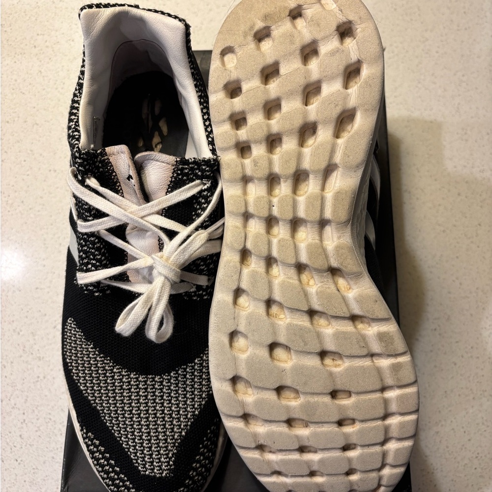 Yohji Yamamoto Monochrome Knit Sneakers - Picture 2 of 5